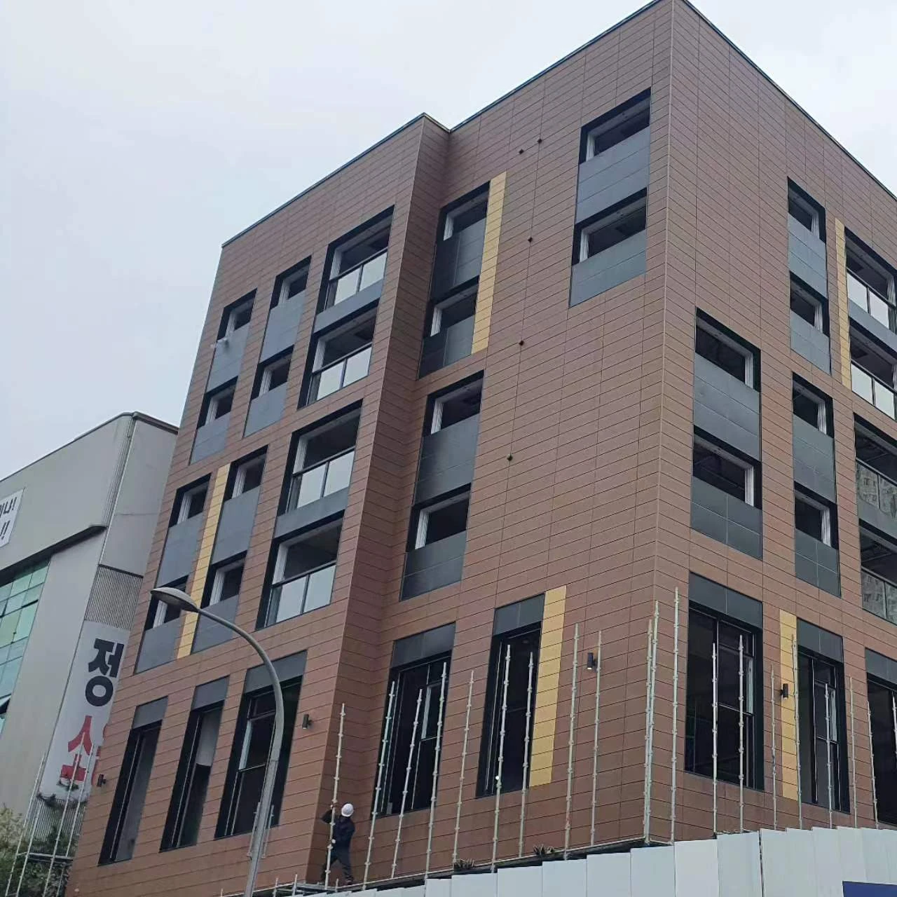 PANELTEK factory waterproof terracotta panel wall cladding for office building frame moulding with dry hanging system