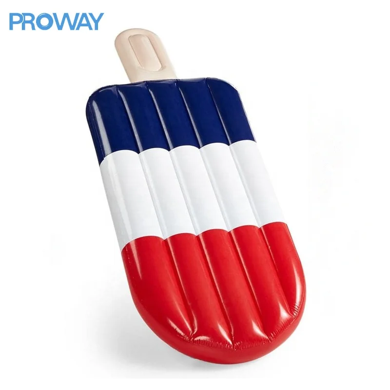 OEM/ODM Inflatable Float Mat Water Swimming Pool Toy Floating Ice Pop Water Air Mattress Large Size Summer Fun Hgih Quality