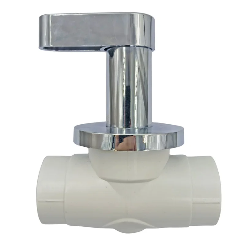 High quality Concealed valve zinc and abs handle ppr ball valve