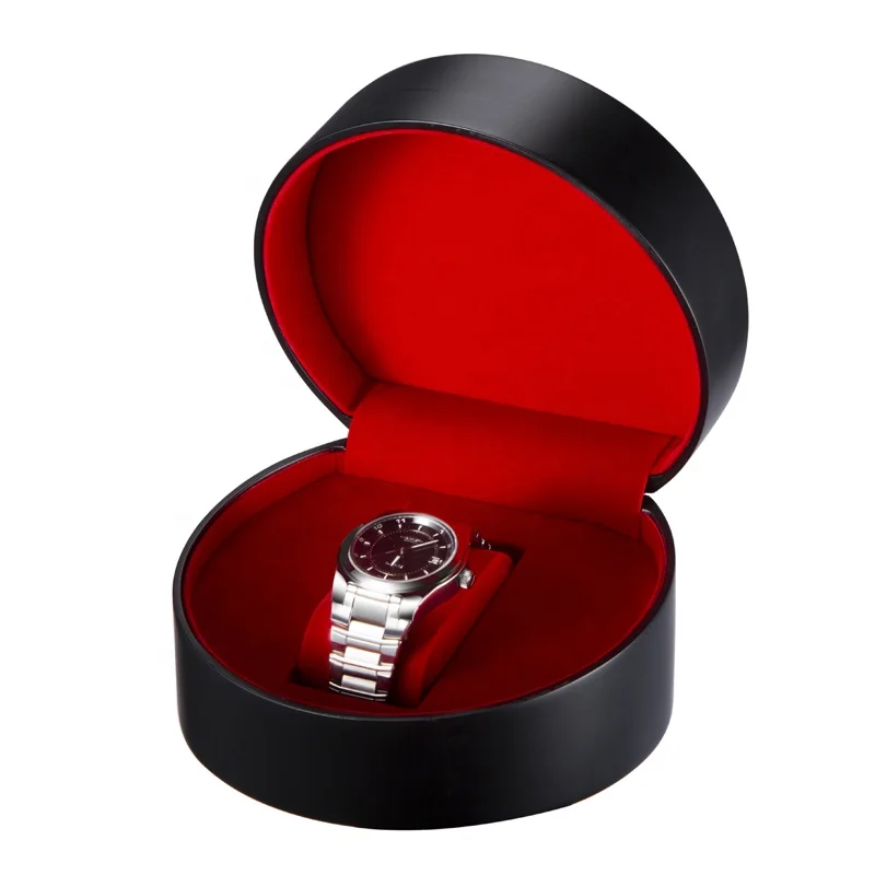 2021New Oem wooden women watch box single round watch box watch custom made