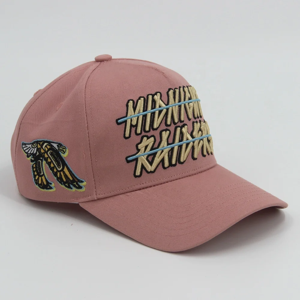 Wholesale Unisex Adjustable Cotton Snapback Hip Hop Outdoor Sports Hats Customized 5 Panel Fitted Plain Baseball Cap Hats