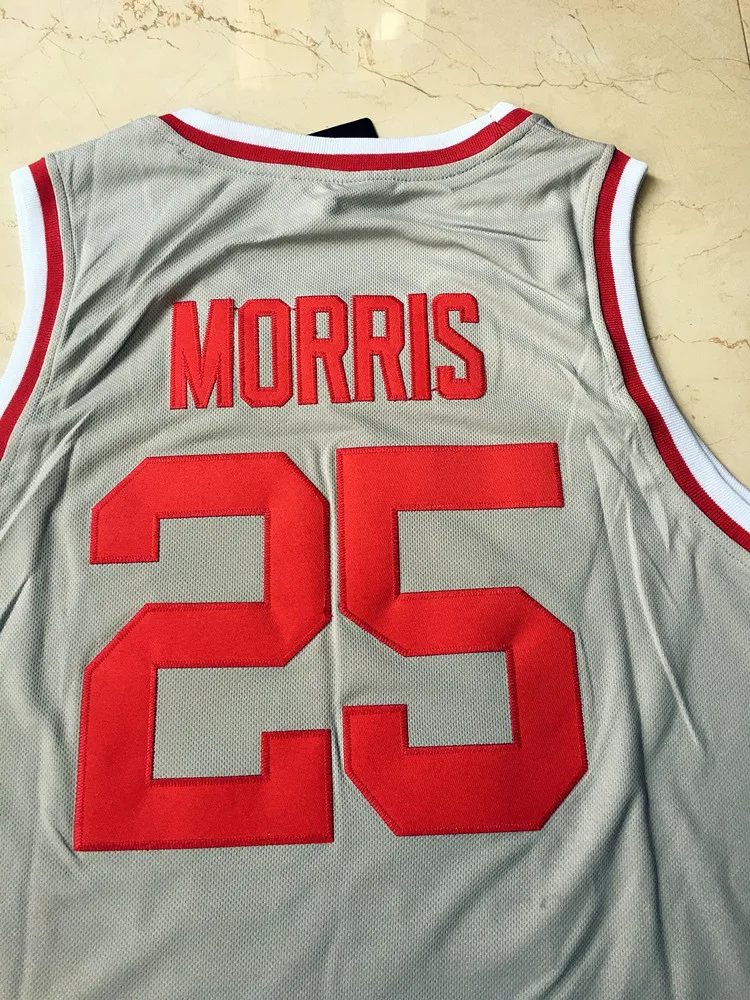 Drop shipping Movie basketball jerseys custom grey color #25 retro stitched basket ball jersey