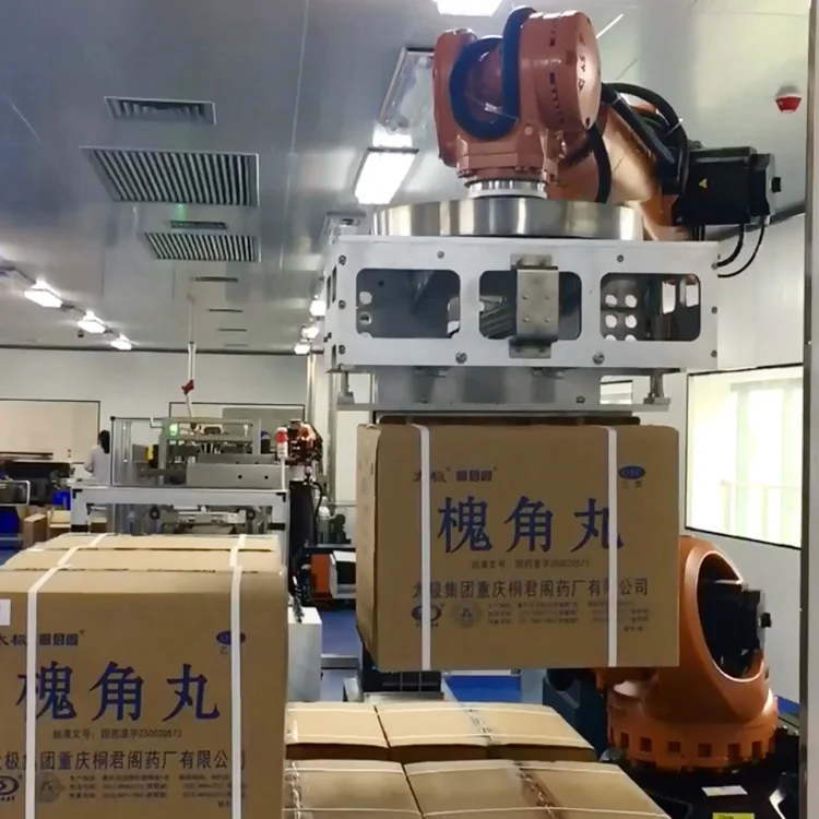 Palletizing Boxes Robot Automatic Palletizer Robotic Arm Price