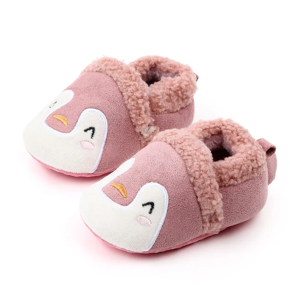 Wholesale Warm winter infant newborn baby shoes soft sole cotton baby shoes