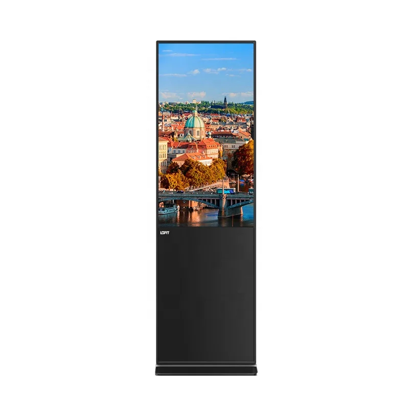 LOFIT 43 inch floor standing touch advertising player screen for shopping mall LED display kiosk