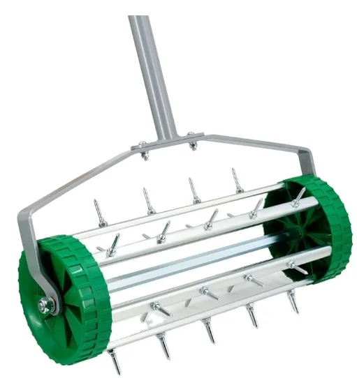 China Manufactured Manual Rolling Lawn Spike Aerator For Garden Yard  Garden Supplies