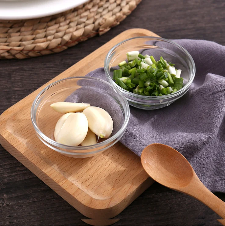 High borosilicate heat resistant glass salad bowl with lid