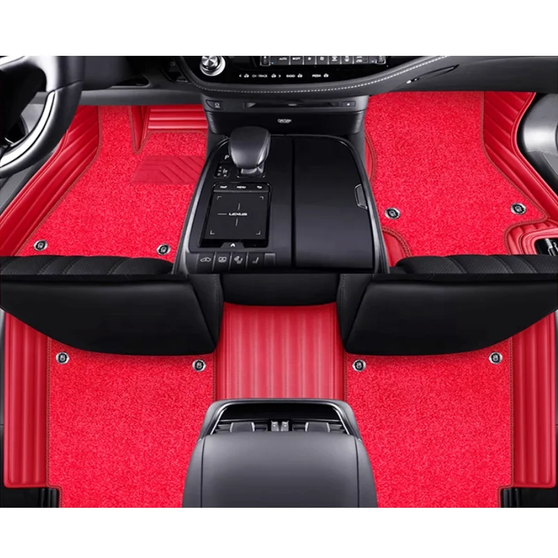 Изготовленный на заказ XPE 7D автомобильный звукоизоляционный коврик роскошные кожаные автомобильные коврики для Porsche Cayenne