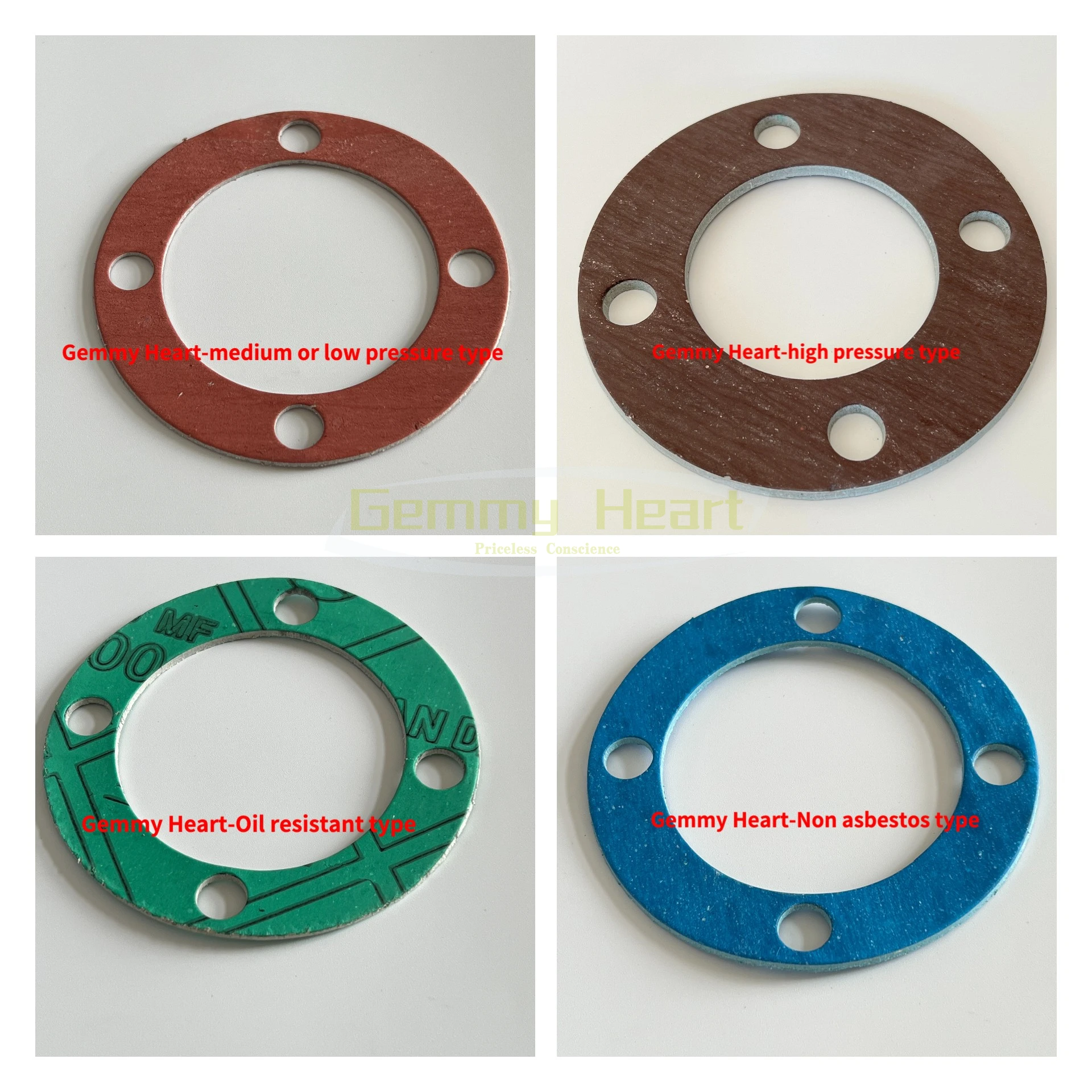 China manufacturer factory price design custom Non asbestos gasket  non asbestos rubber gasket flange spacer washer