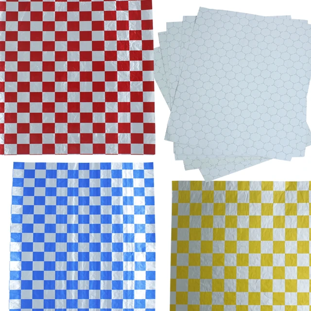 Insulated Foil Wraps Sheets Honeycomb Back Side Silver Paper Sandwich