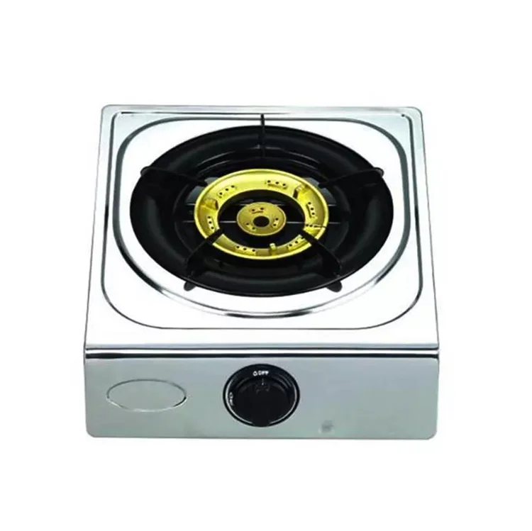 Stainless Steel Portable Automatic Piezo Ignition single burner stove Cooker gas cooktop