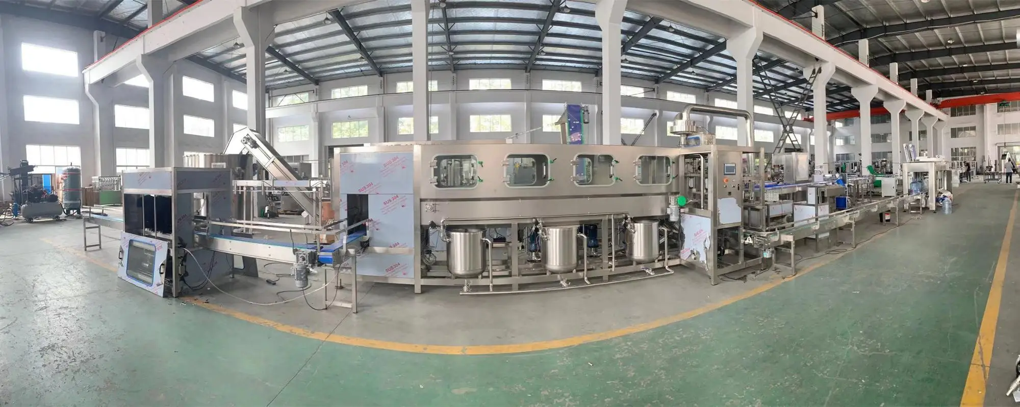 Complete automatic barrled bucket bottle 100bph 150bph 200bph 19l water filling machine