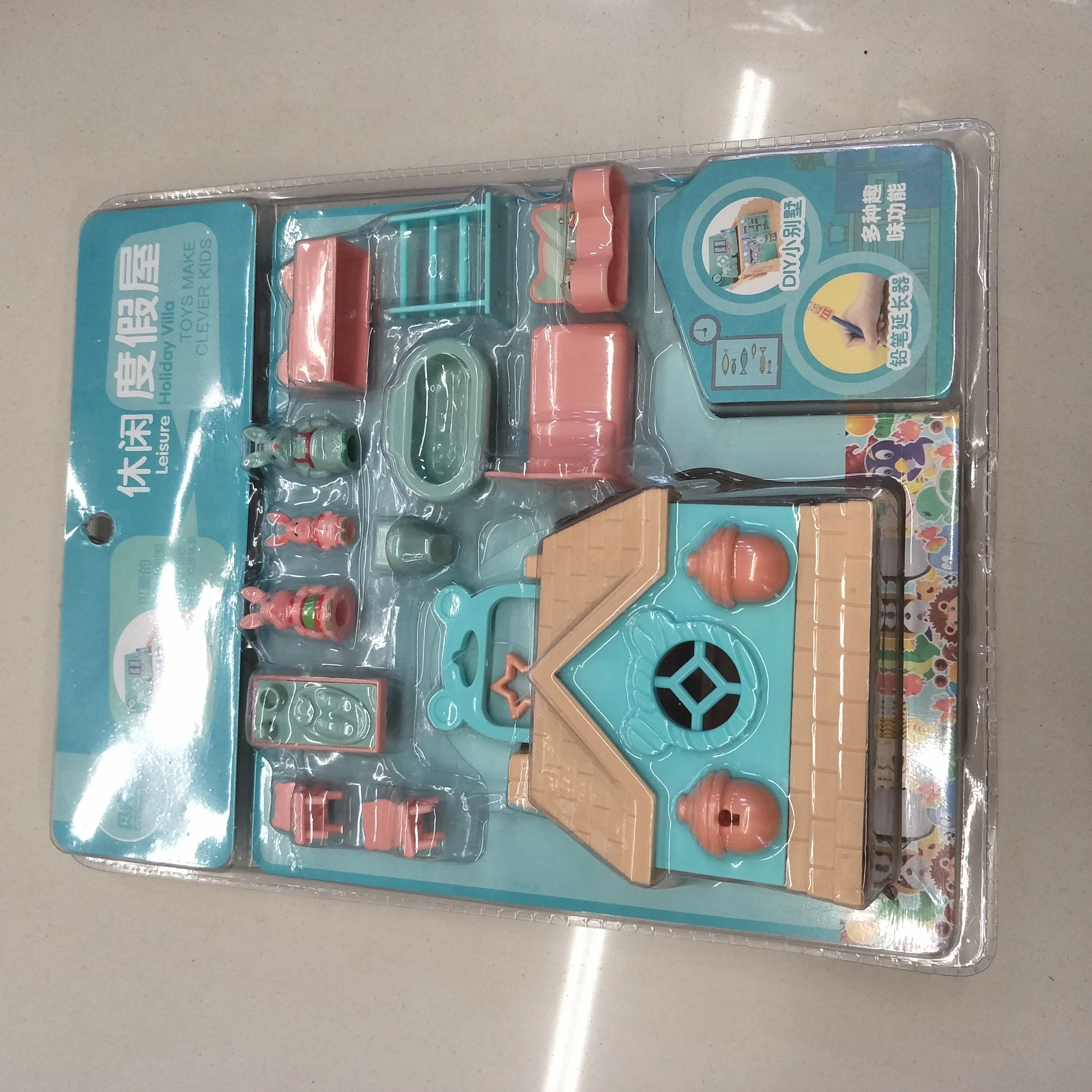 
Clam Shell Blister Packaging Super High Clear PET Blister Pack For Building Blocks 