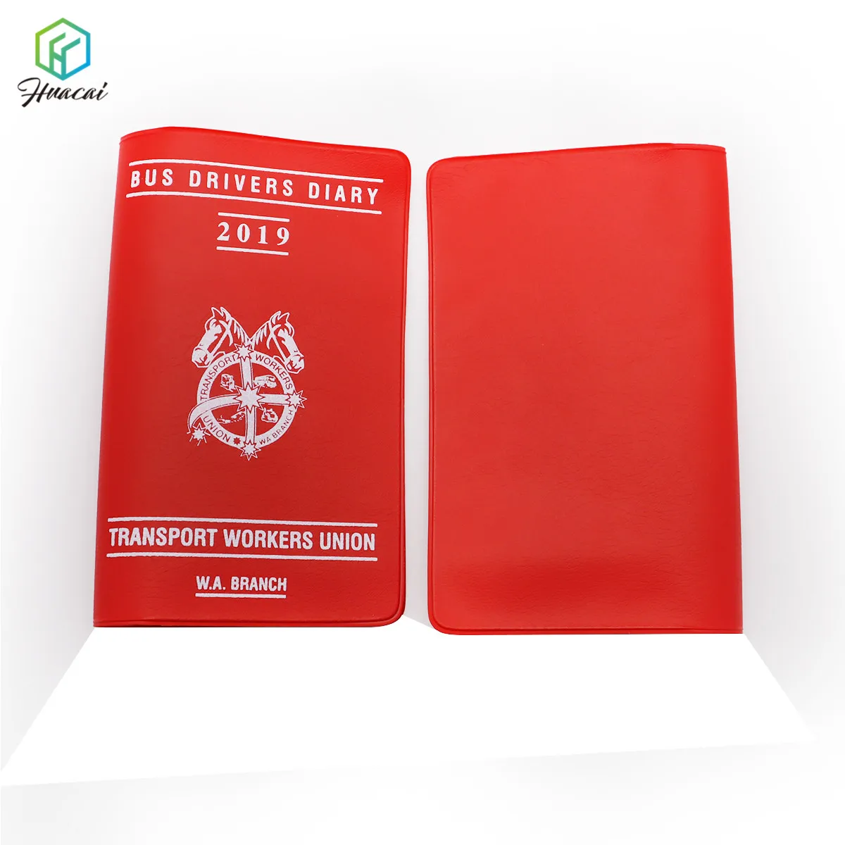 High Quality Customized Cover Logo Normal Size Plastic PVC Notebook Cover Dairy Cover