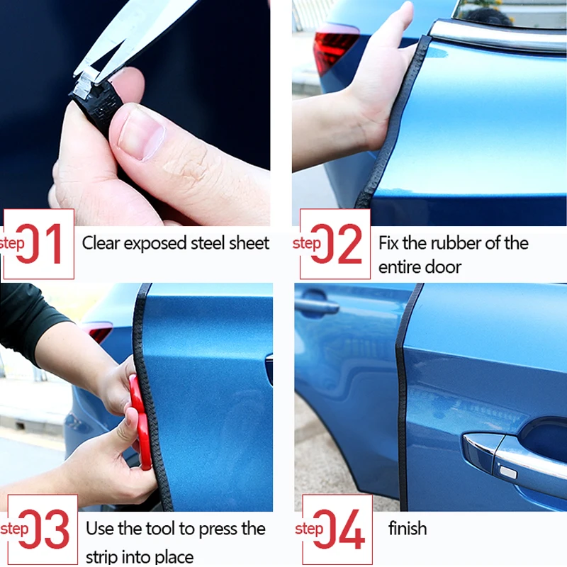 High Quality Car Door Protection Rubber Molding Car Door Edge Guard