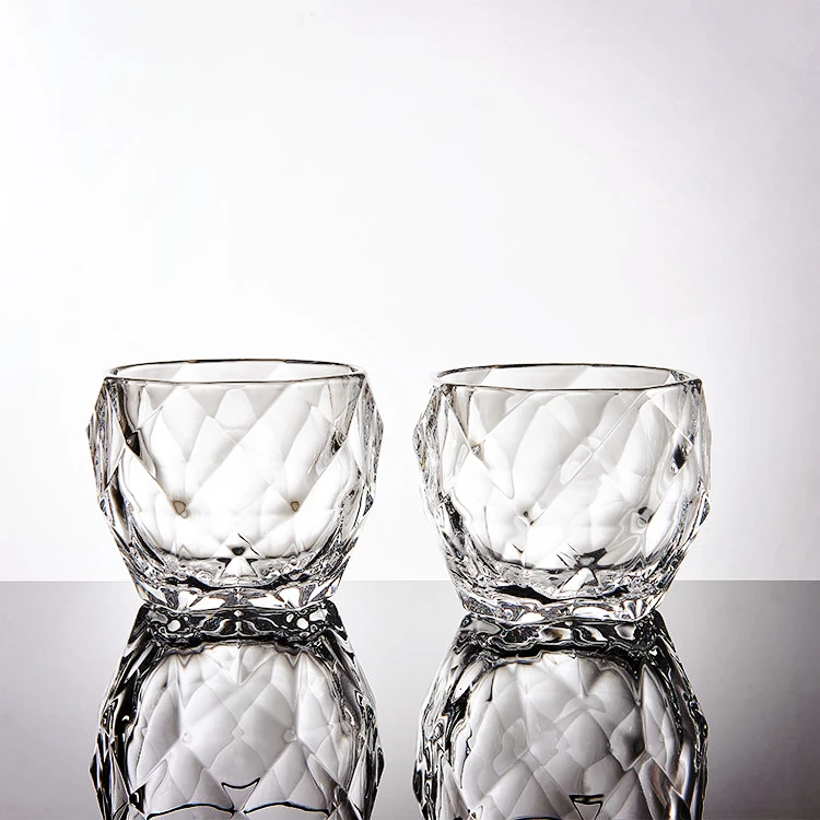 
10.6oz/300ml Tableware Diamond Crystal Whiskey Glass/Tumbler for Hotel and Restaurant 