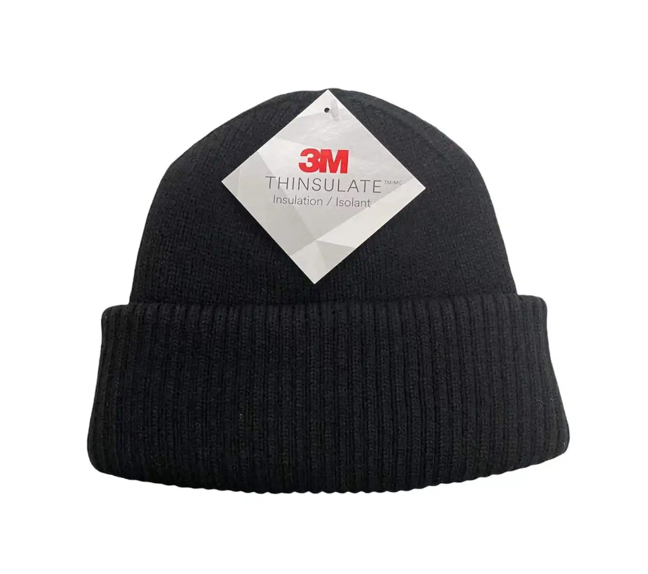 Custom Unisex Ski Outdoor Beanie Cap Rib Chunky Beanie Hats with Thinsulate For Sale