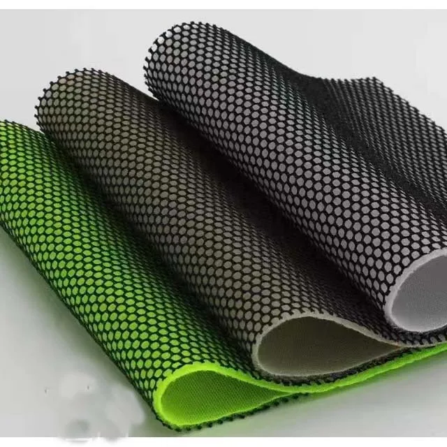 china suppliers 100% polyester 3-4mm 3d air mesh fabric for chair cushion,medical mat,sport shoes