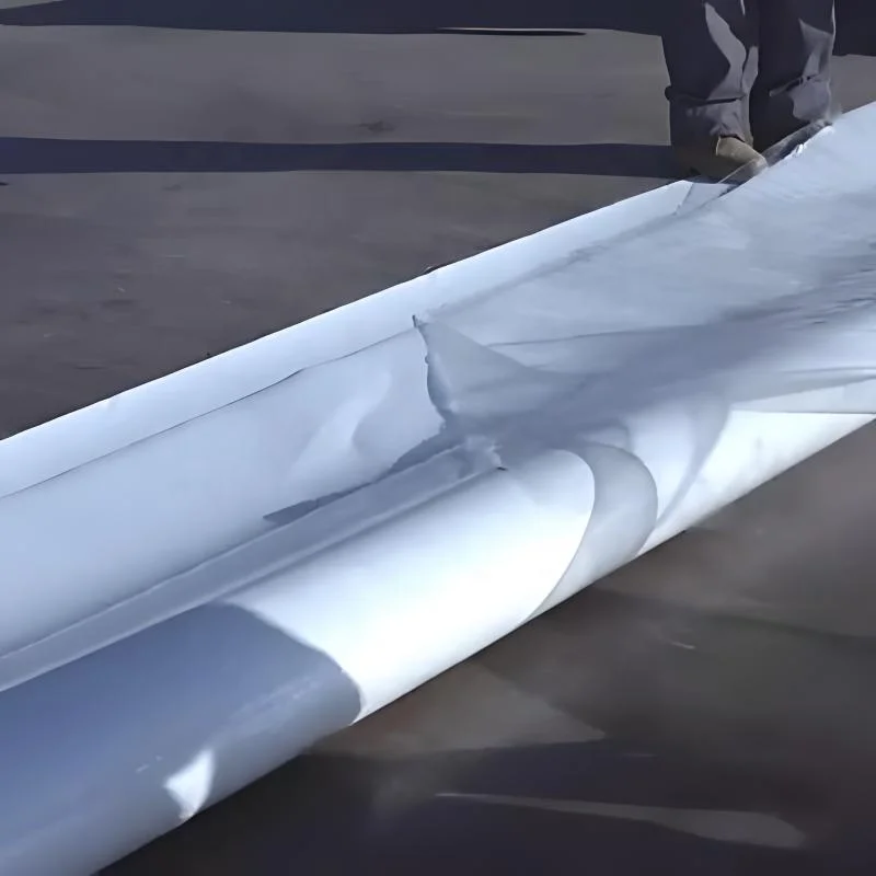 Exposed UV Resistant 1.5mm Self-adhesive TPO Rubber Roof Waterproofing Membrane for Metal Concrete Wood Terrace Roof