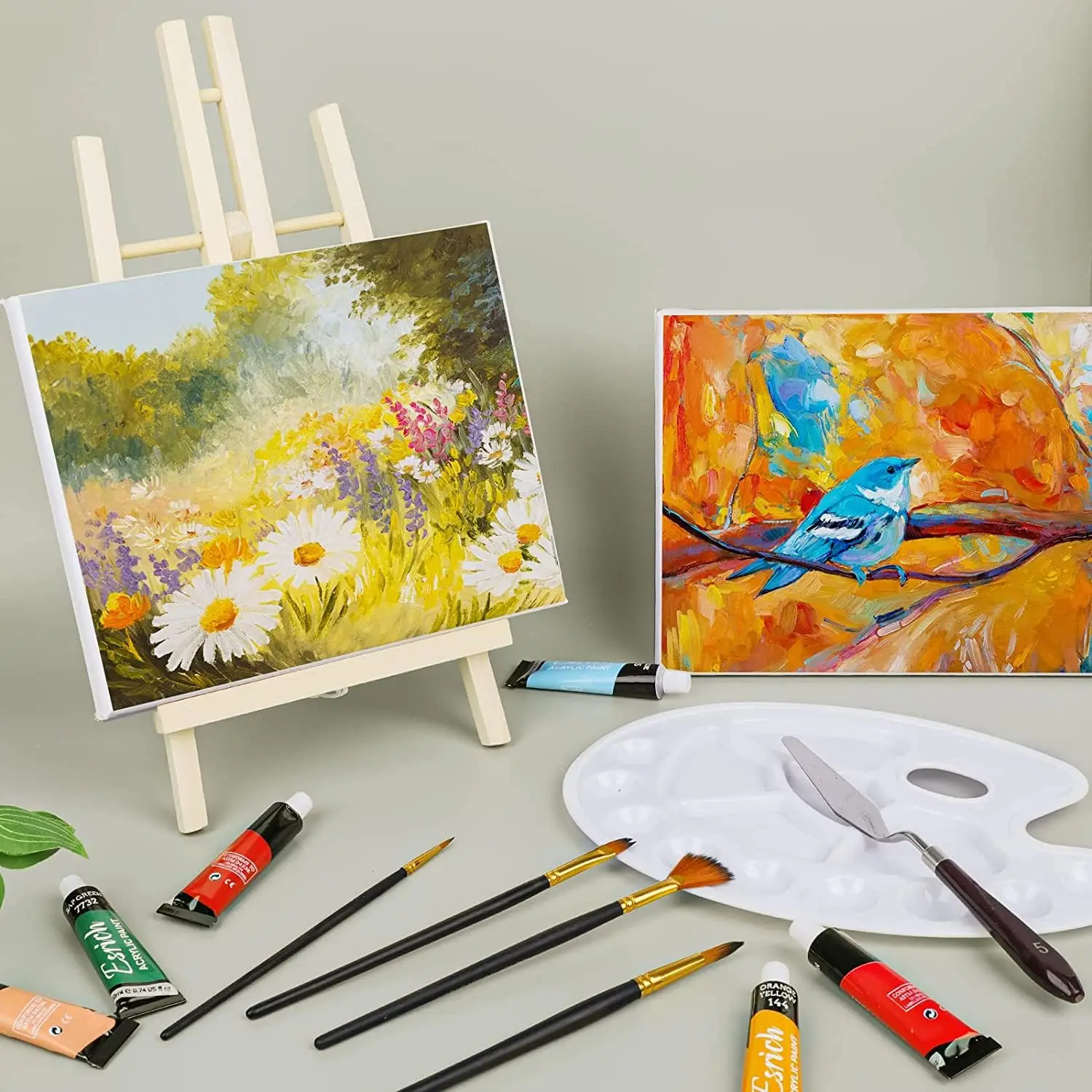 Professional Artist Easel Multiple Size Wood Easel Display Stand Pine Wood Easel For Beginners Drawing