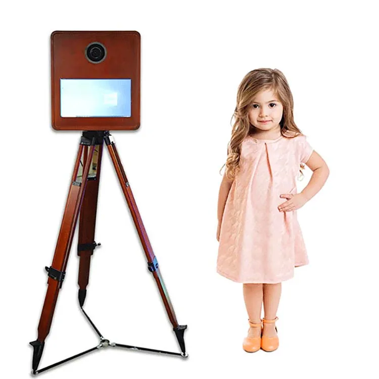 2024 New Selfie Kiosk Ring Light Selfie Magic Photo Mirror Booth Camera Photo With Fill Light Lamp Manual Cheap Selfie
