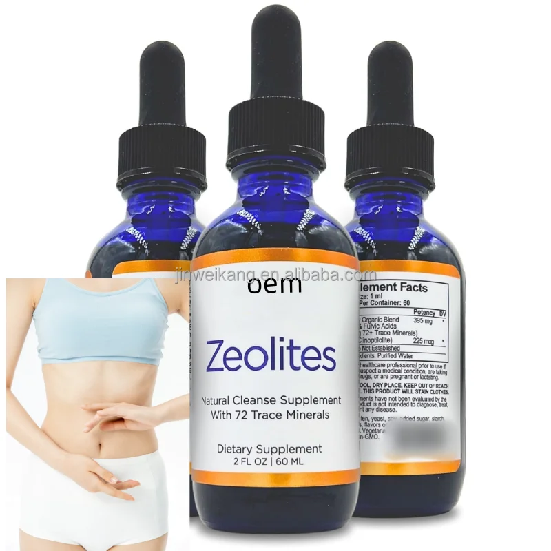 Vitahealthy OEM/ODM dietary supplement Zeolite Liquid Detox Support Immune Digestive Tract Health Support Liquid Zeolite