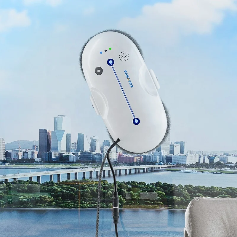 Newest window cleaner robot Human Voice Input Robotic windnow cleaner for home use glass window Cleaning robot