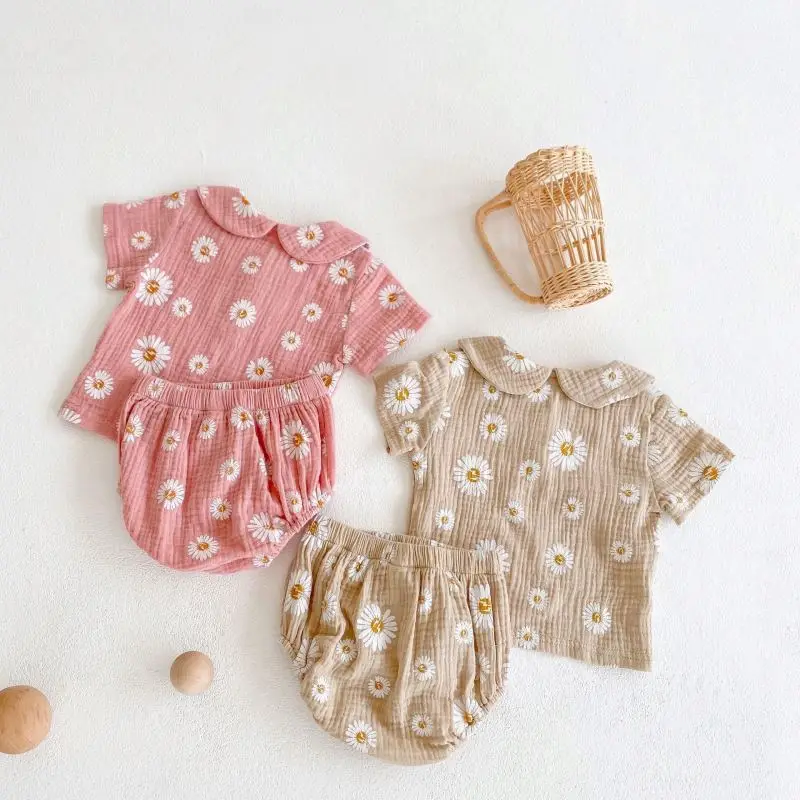 Newborn baby short-sleeved romper set Anime baby romper Short-sleeved baby romper