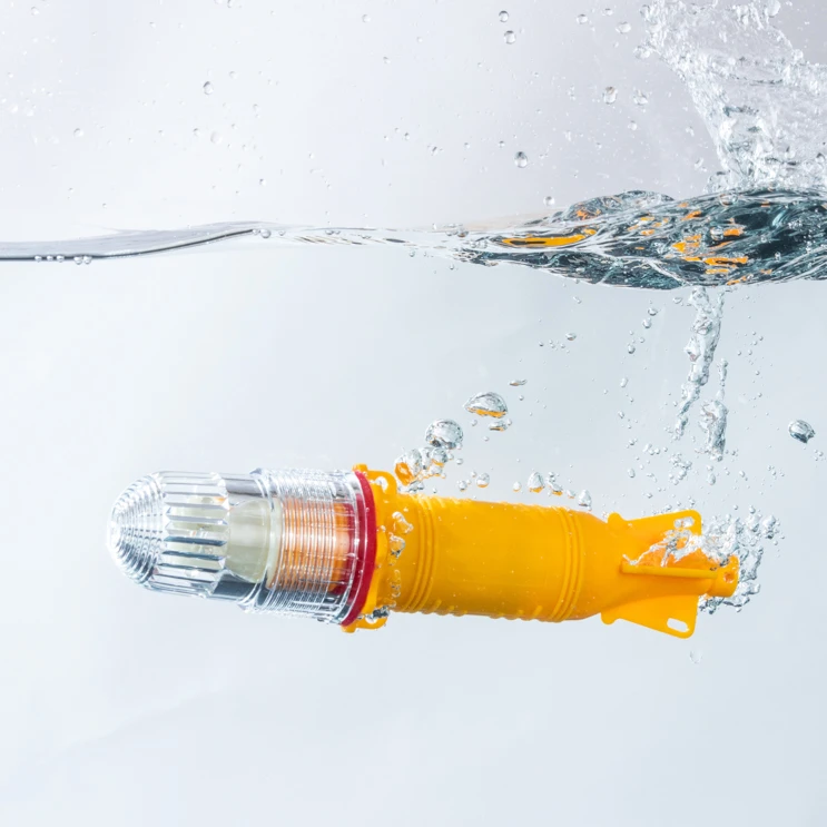 3V underwater night fishing net buoy light LED single flash fishing signal light