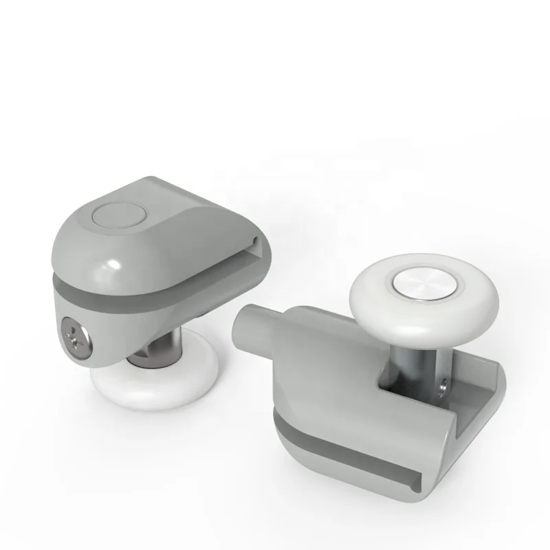 Single shower roller with bearing