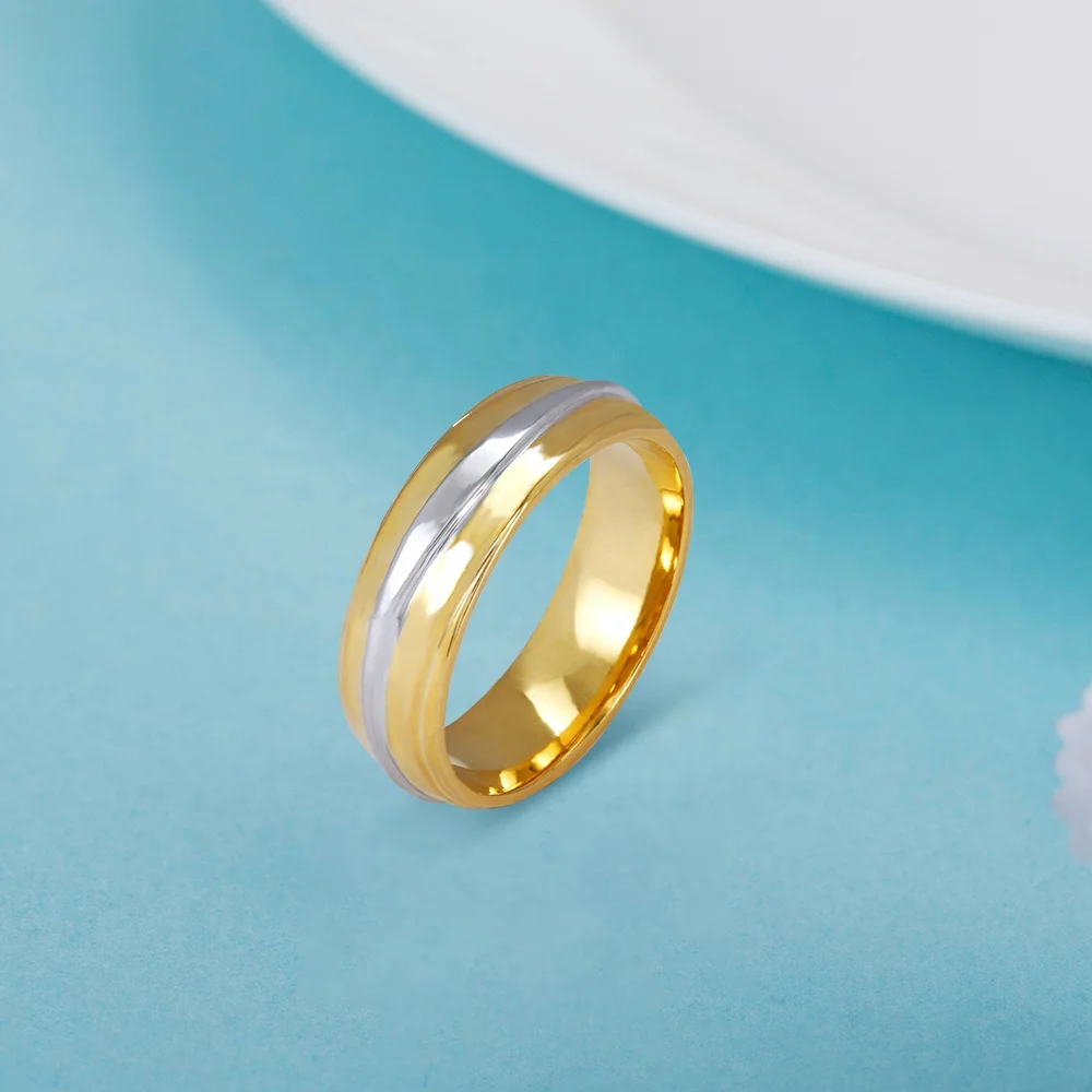 2022 18 каратовое позолоченное кольцо с камнем пары anillo de oro саудовские золотые мужские кольца Мужские обручальное Золотое