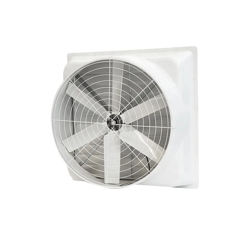 Hot Sale Large Airflow Fiberglass Poultry Greenhouse Industrial Cone Fan With Plastic Blades