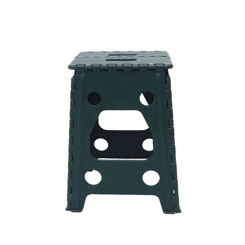 Outdoor Mini Plastic Folding Stool Environmentally Friendly Polypropylene Stool Army Green Folding Stool