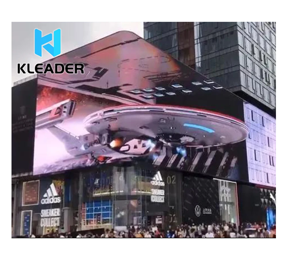 Лидер продаж, невооруженным глазом, 3D-видео, большой экран, светодиодный виртуальный голографический захватывающий дисплей, гигантский экран
