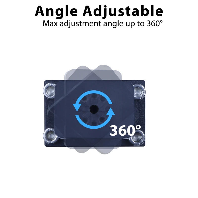 OEM PAX A920 adjustable pos terminal stand 360 rotation metal POS machine holder for bus taxi countertop