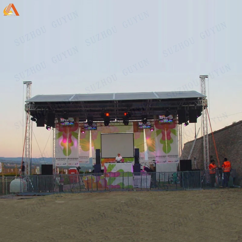 Aluminum alloy lighting truss performance event