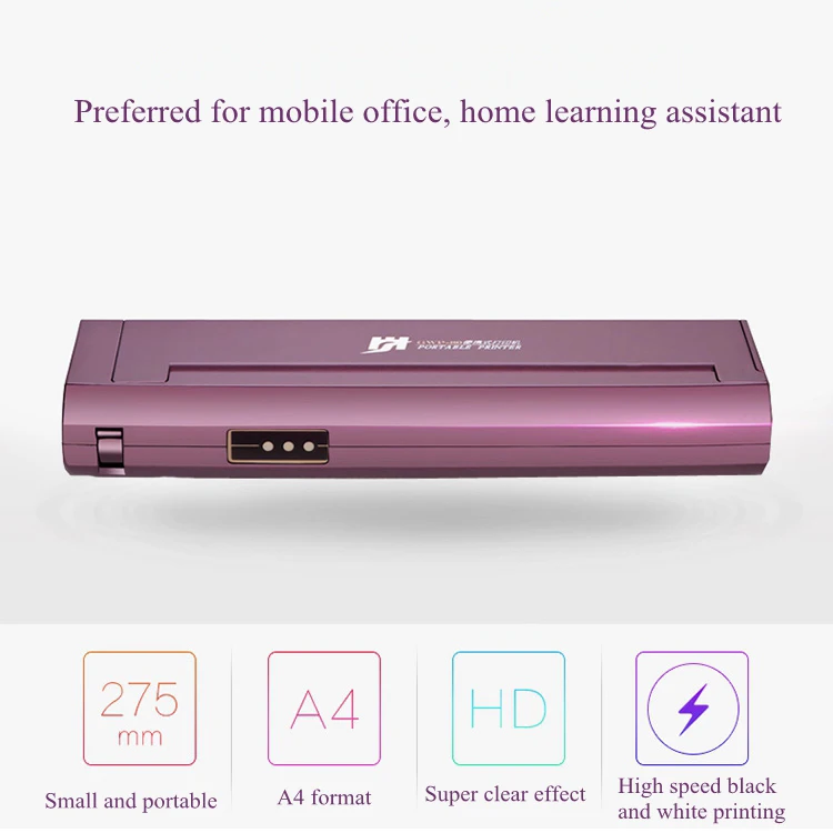 Wireless Mini Pocket Printer Mobile phone Photo Printer Portable Handheld Thermal printer