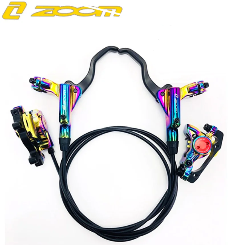 HB875 ZOOM Rainbow Colorful MTB Oil Braking Mountain Bike Disc Rotor Brake Bicycle Hydraulic Brake