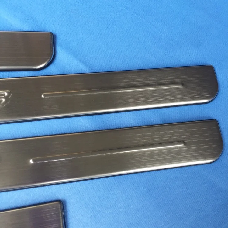 auto exterior door threshold protector sill accessories led scuff plate for mazda CX-3