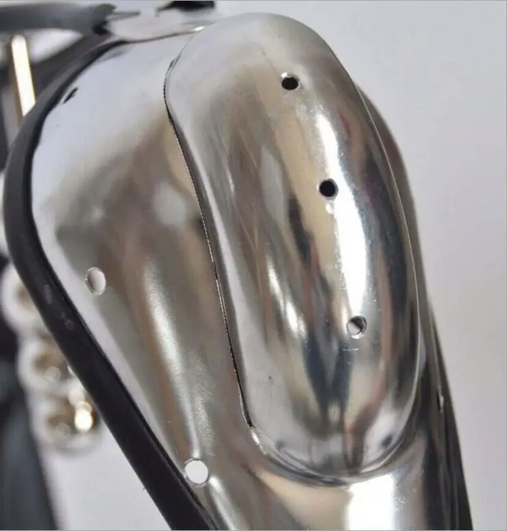 Hot Men T-shape Stainless Steel Cock Cage SM Bondage Chastity Belt Male With Anal Plug Sexy Understand Pant