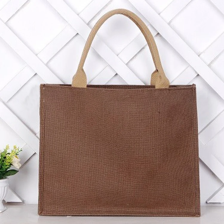 Factory direct sale best price of kitchen OEM factory wholesale jute cosmetic bag burlap