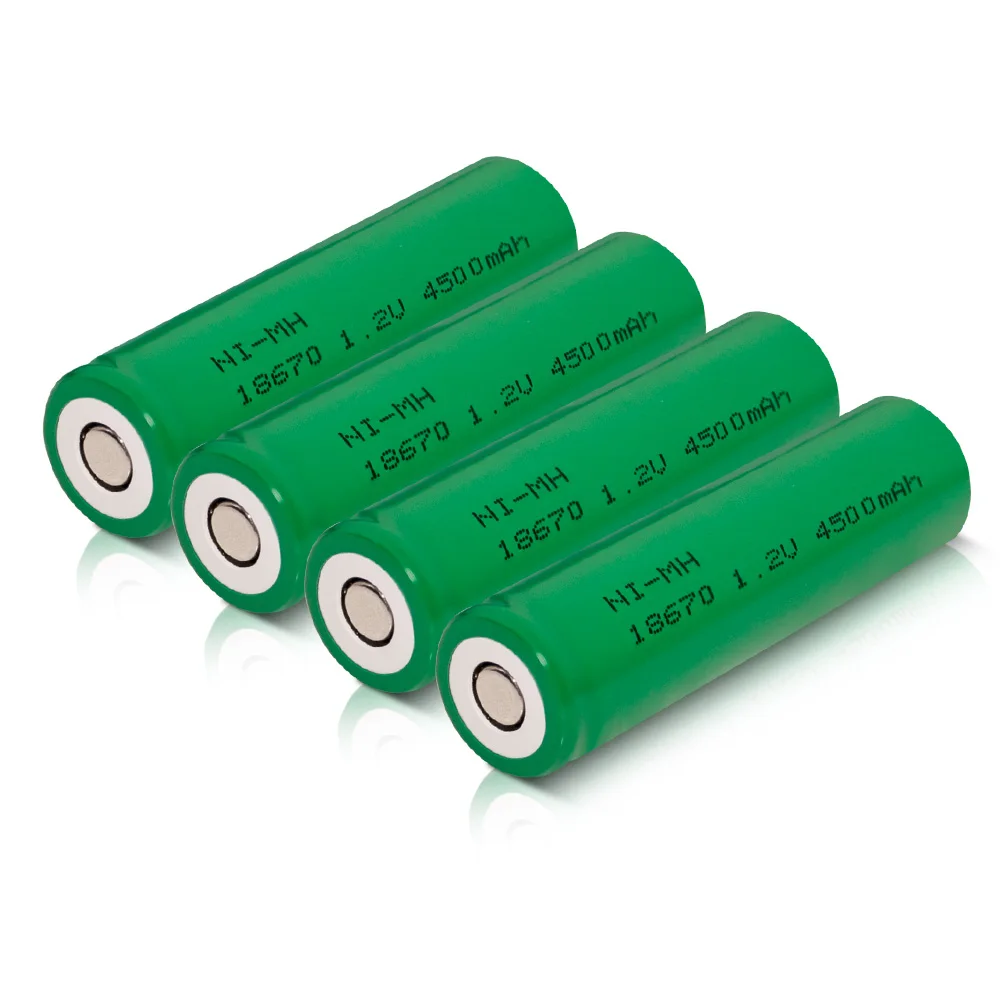 Hot sell 1.2V 4500mAh 18670 Ni-MH Battery for DIY Medical Equipment/Fusion Splicer/Welding Machine