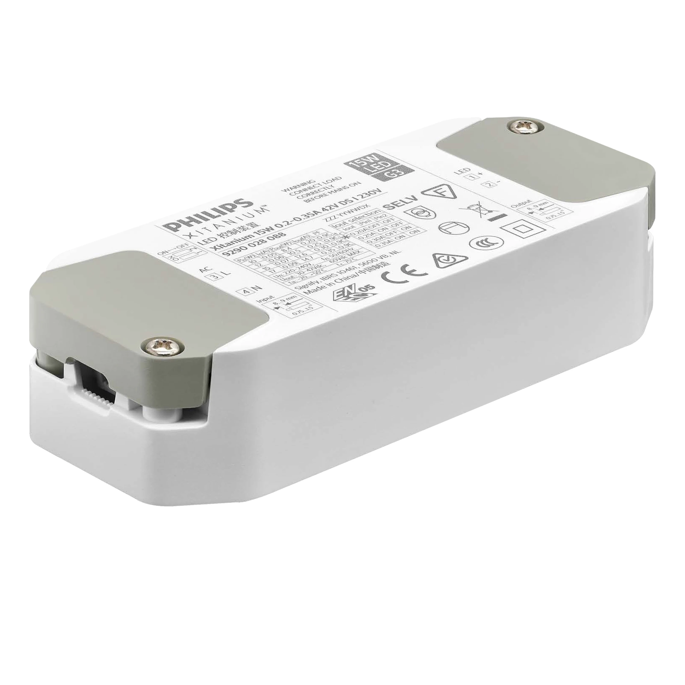 Xitanium G3  Xitanium 15W 0.2-0.35A 42V DS I 230V 929002808806