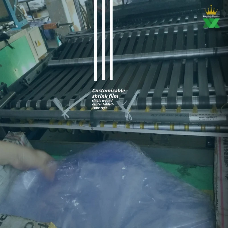 Customized Width Shenzhen Transparent Film 0.018mm Heat Shrinking PVC Tube Pof Shrink Film