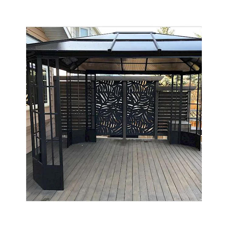 
Custom Aluminum Decorative Panels Perforation Laser Cut Decorative Screen Panel 