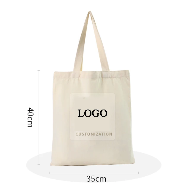 Gahumi OEM&ODM Custom Print Logo Wholesale Reusable Canvas Bags Eco Recycled Organic Cotton Canvas bag empty
