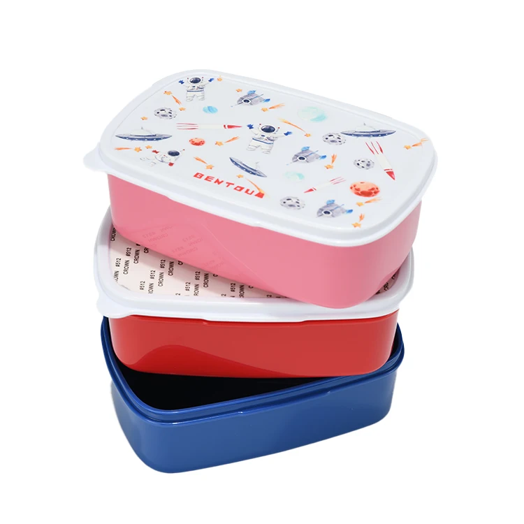 2024 Aohea Single Layer BPA Free PP material  Microwave Safe Customization Acceptable  Bento Box for Kids and Adults