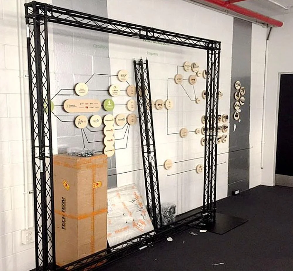 100mm Aluminum Decorative Truss for Wedding Events Hot sale Lighting Truss Stage Lights Stand Totem Truss