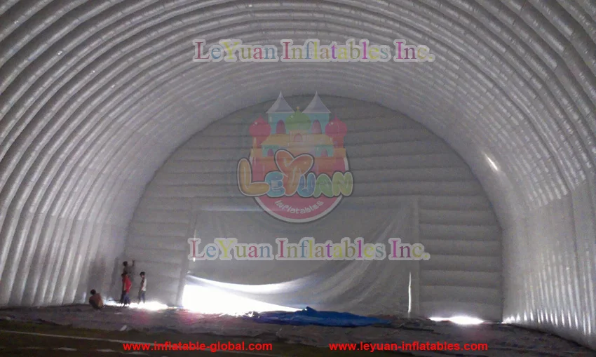 Once Inflated Airtight Building Inflatable Storage Hangar Shelter For Sale