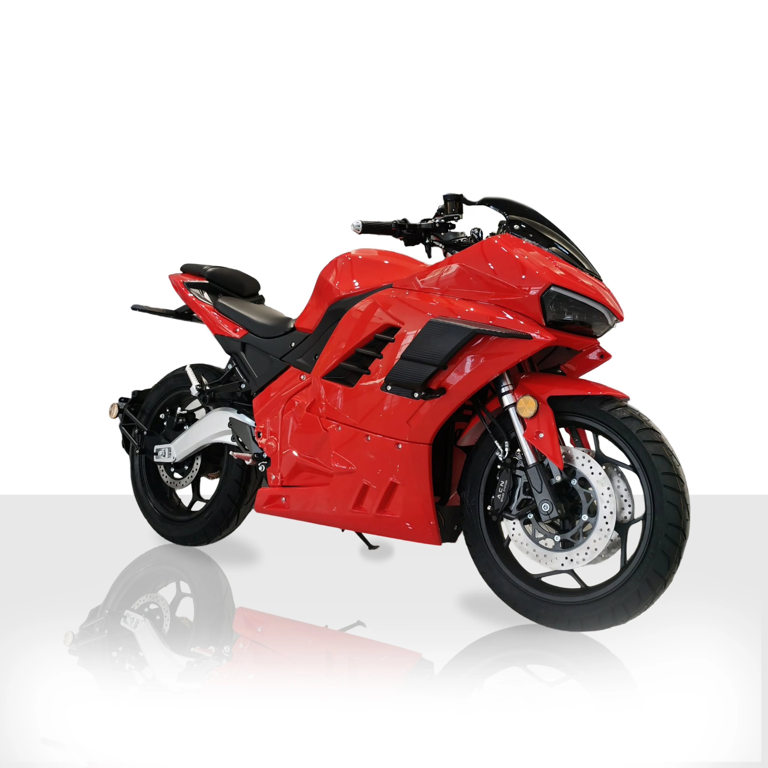 Central Motor 4000W Chain Moto Power Drive 140km/h Top Speed Electric Motorcycle